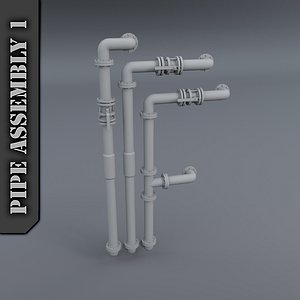 pipe assembly 3d model
