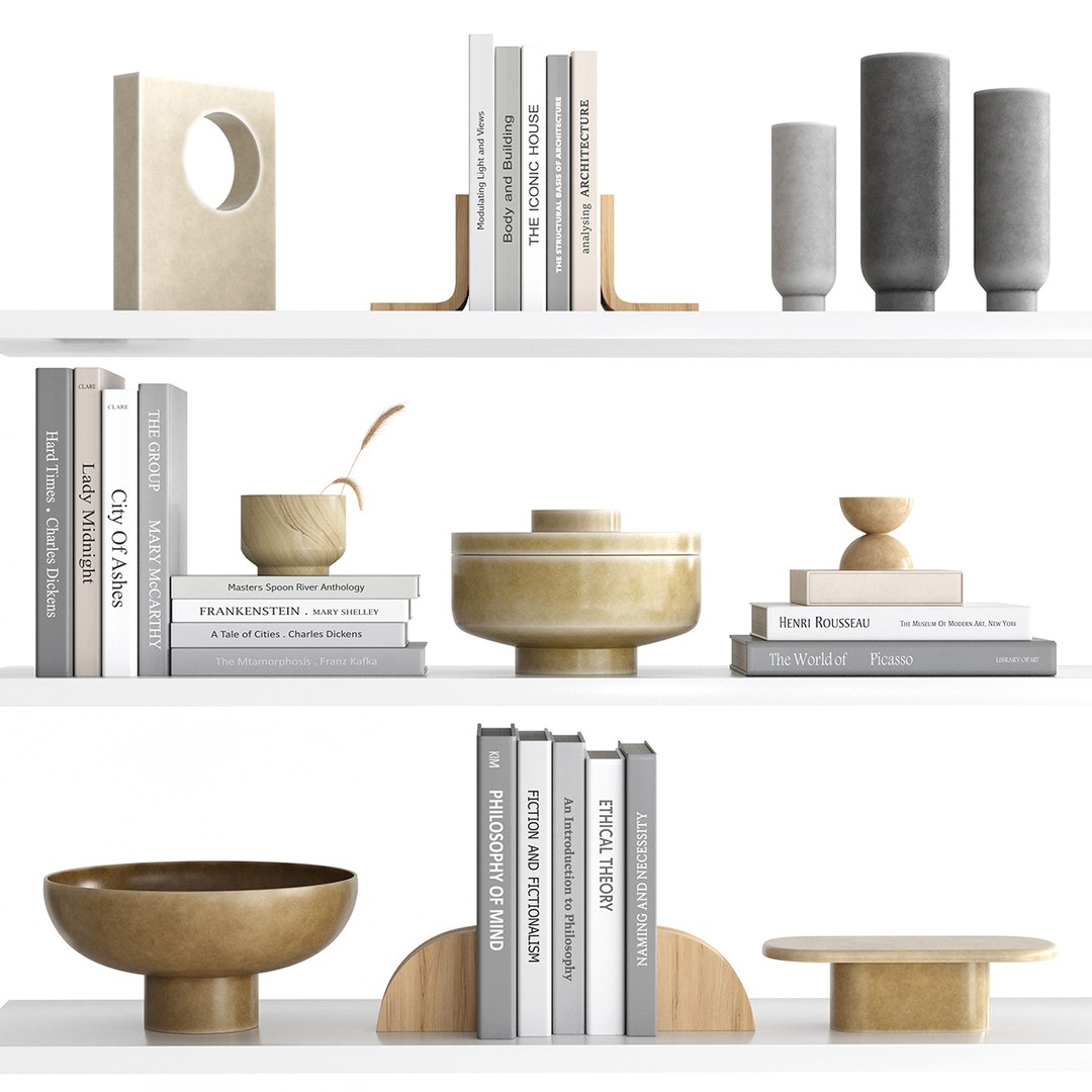Decorative Set 01 Model - TurboSquid 1959266
