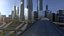 3D freeway city environment model
