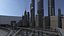 3D freeway city environment model