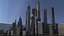 3D freeway city environment model