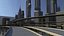 3D freeway city environment model