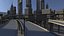 3D freeway city environment model