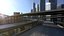3D freeway city environment model