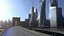 3D freeway city environment model