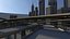 3D freeway city environment model