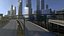 3D freeway city environment model