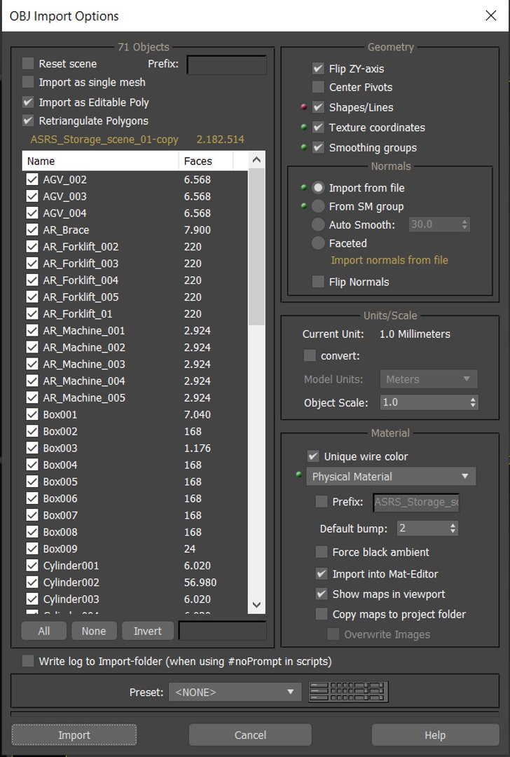 3D ASRS Warehouse - AGV - TurboSquid 2349146
