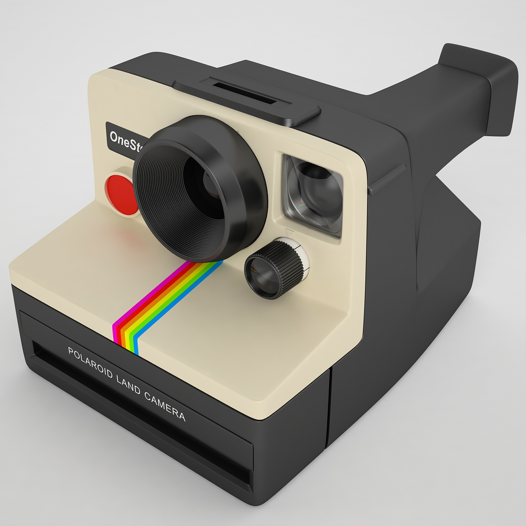 polaroid camera 3d model