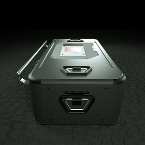 science fiction Bag container 3D model