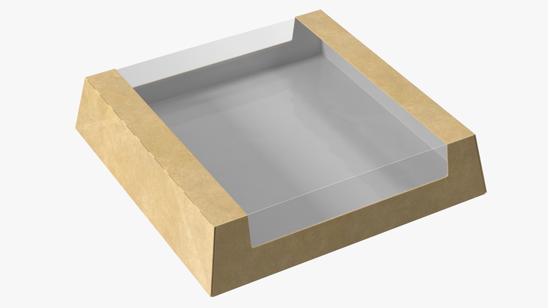 Carton Box for Cookies 3D model preview