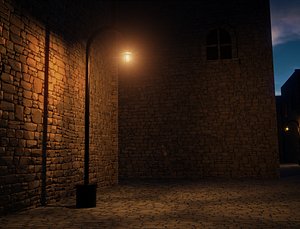 Street Lamp-Rustic