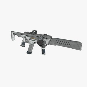 Future sci-fi rifles 3D