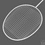 Raquette de badminton