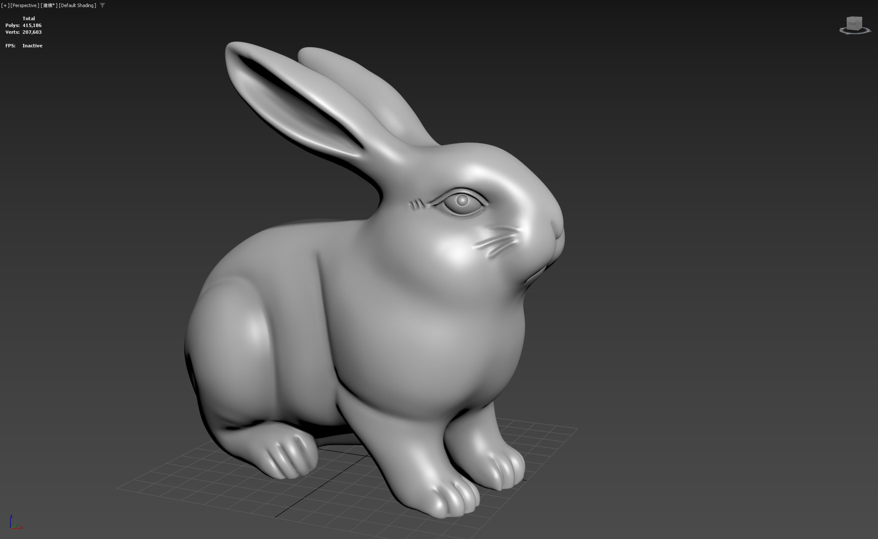 3D Rabbit Bunny 3D Print Model Model - TurboSquid 2283130