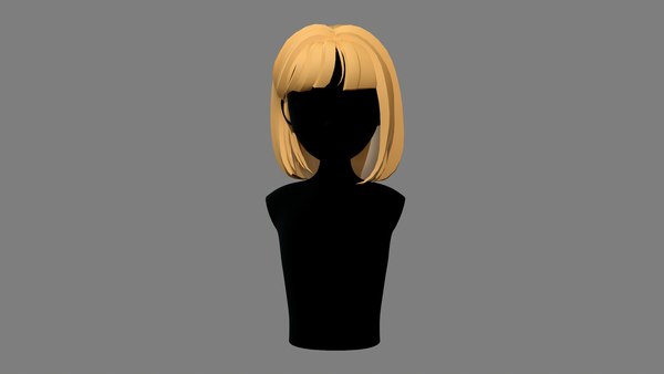 Personagem - Desenho animado - Coleção de cabelos femininos Modelo