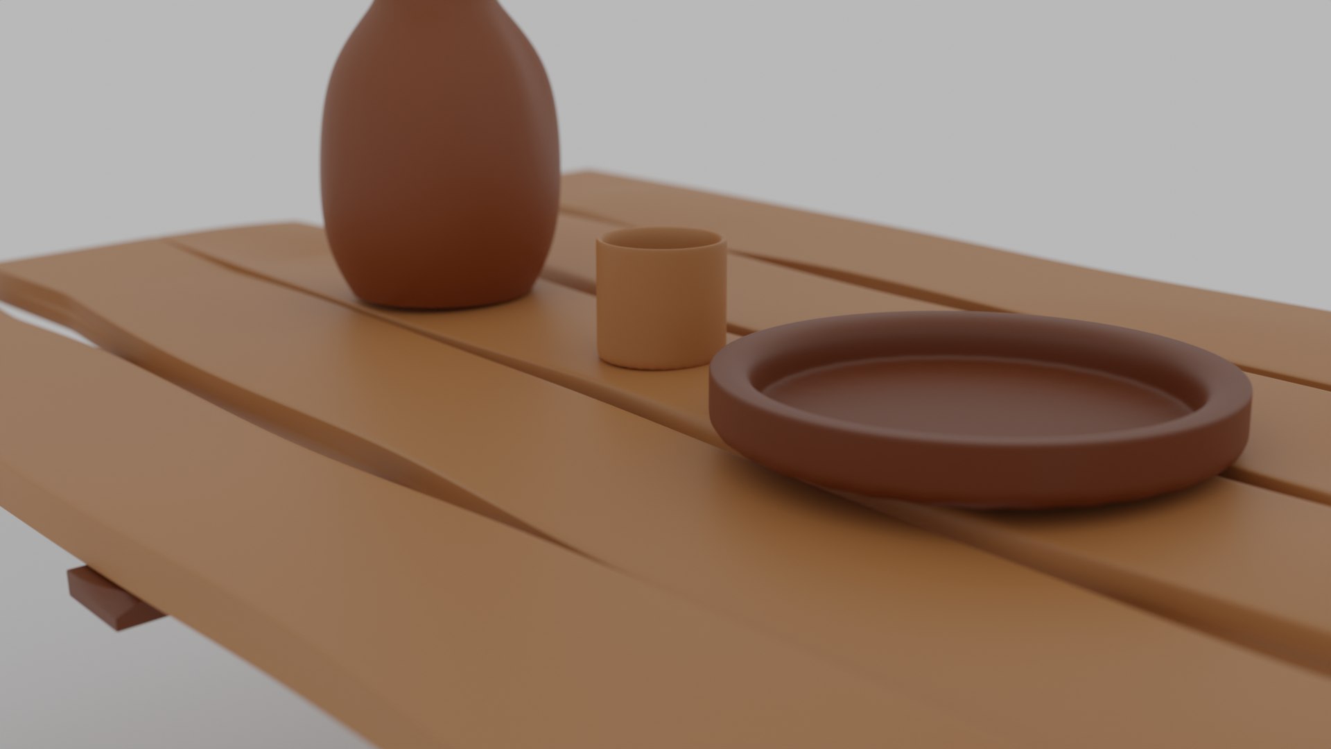 3D Rustic Farmhouse Table Model - TurboSquid 2001942
