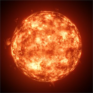 The Sun - Volumetric Shader 3D model