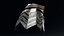 Female Knight Skirt Armor Set LowPoly