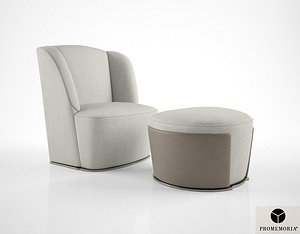 promemoria rosaspina armchair 3d max