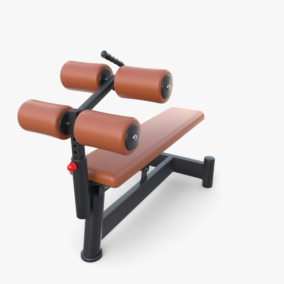 Adjustable Crunch Bench 3D Model - TurboSquid 2013269