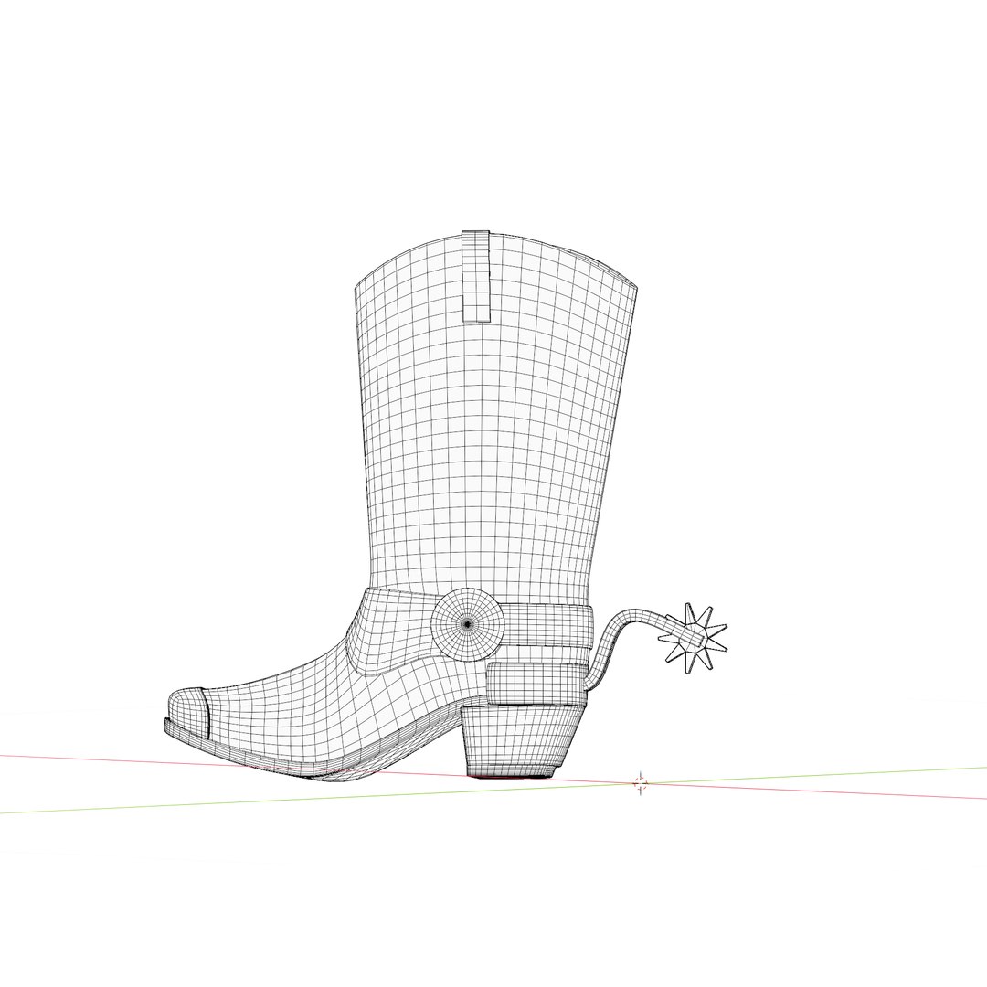 3D Western Cowboy Boots PBR Low Poly 3D Model https://p.turbosquid.com/ts-thumb/TW/acrHPK/wq/image9_wireframe/png/1782483296/1920x1080/fit_q87/7074275f9d1f904477fc43df113ff80e2ecafa8c/image9_wireframe.jpg