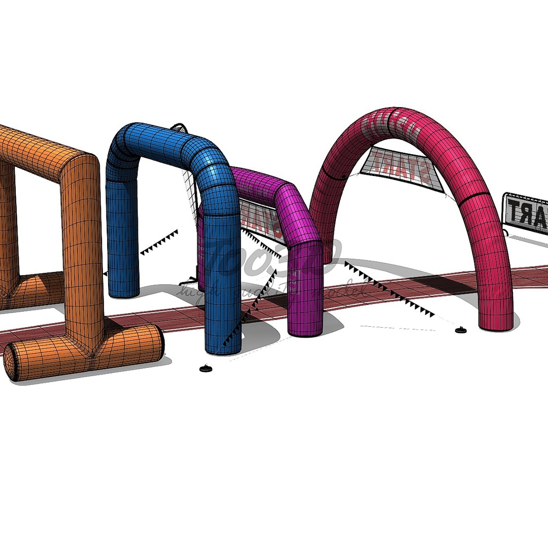 3D Inflatable Archways Arch - TurboSquid 1301843