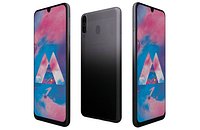 Samsung Galaxy M30 Gradation Black Low Poly