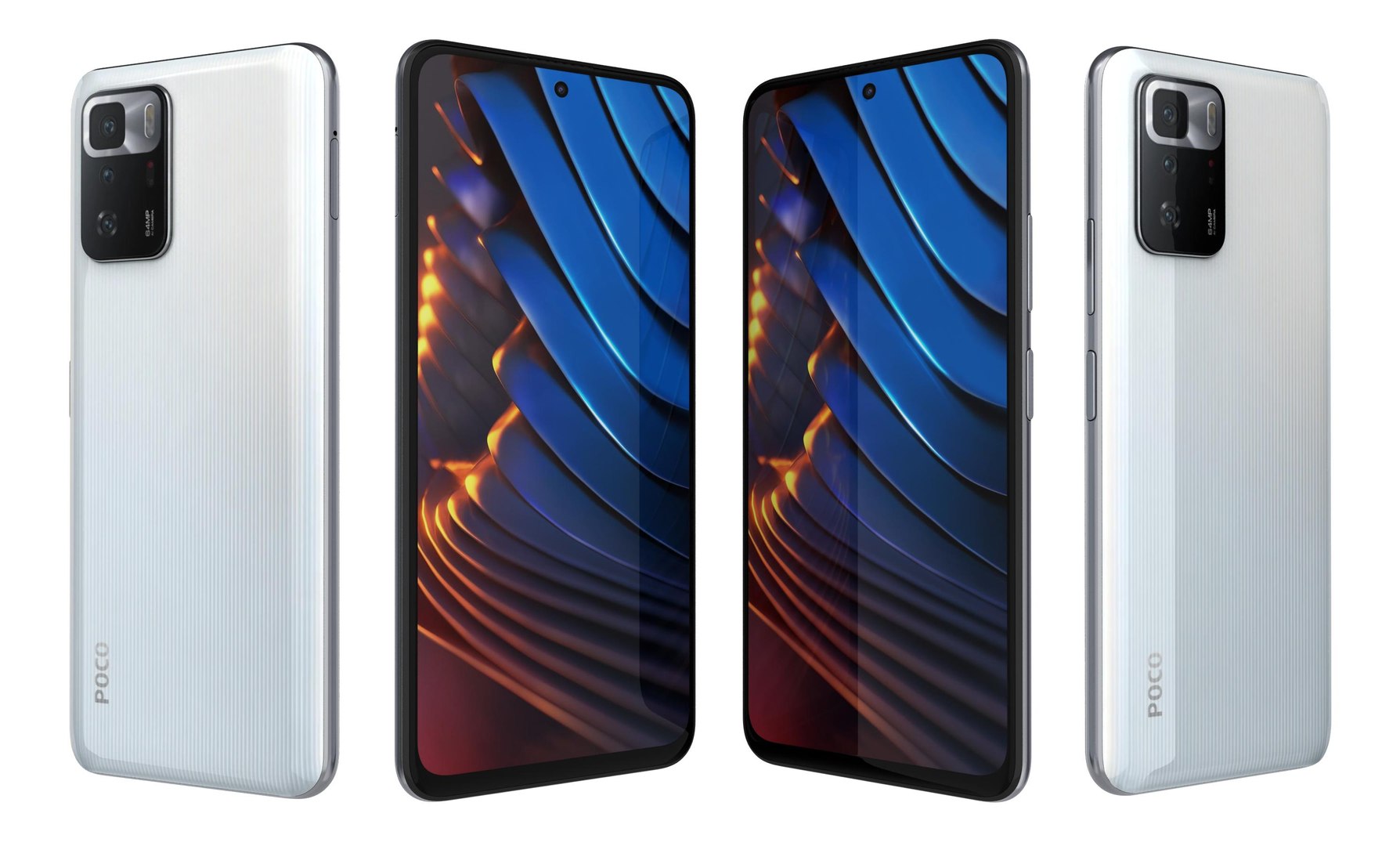 Xiaomi Poco X3 GT Cloud White 3D Model - TurboSquid 1804365