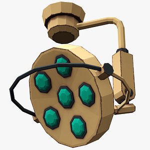 3D model Medical Lamp - Low Poly Mobile Ready