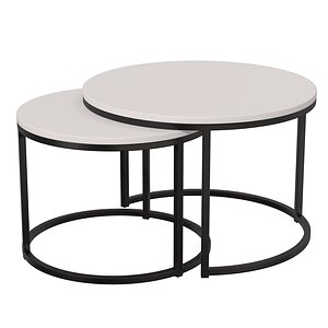 Set of coffee tables 3D model