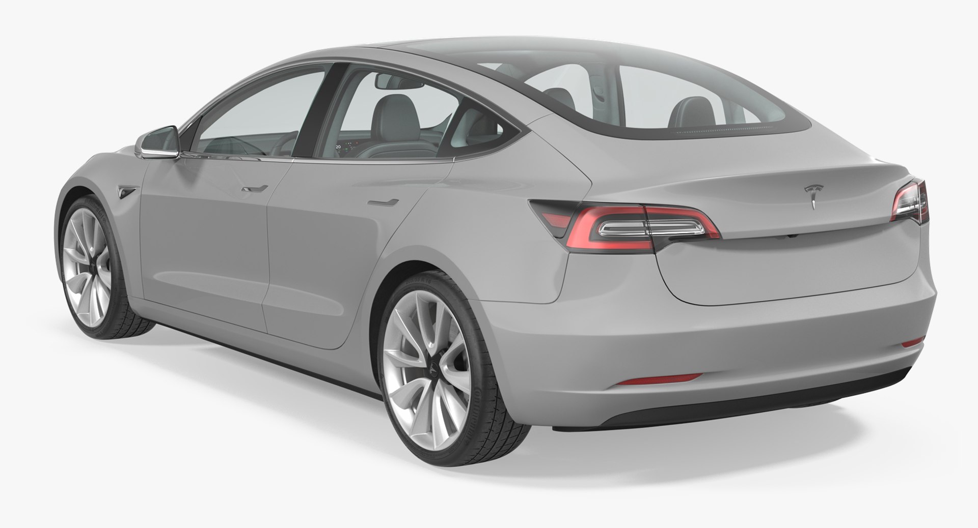 Tesla Model 3 Simple Interior 3D model preview