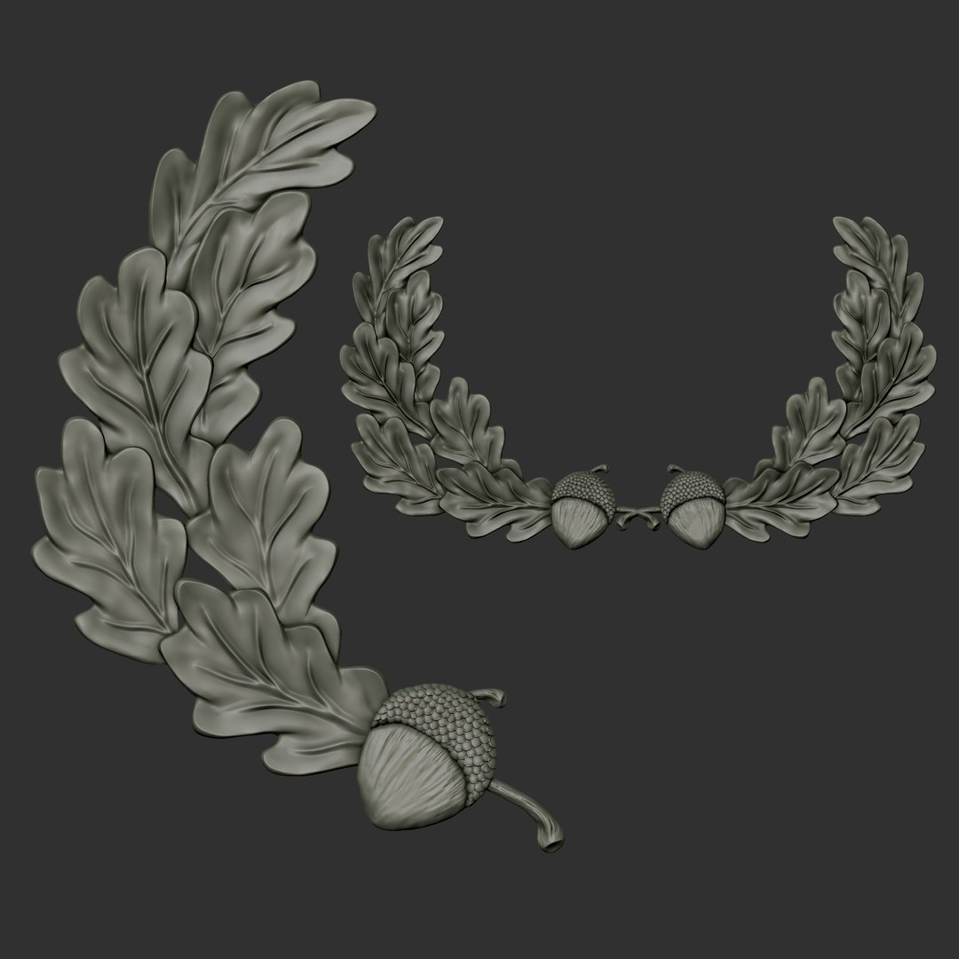 Oak leaves decor ornament 3D model https://p.turbosquid.com/ts-thumb/TW/oLeZlI/0I/105/jpg/1718924932/1920x1080/fit_q87/c0ca918bec3b755836efab5f568f4f37209148f7/105.jpg