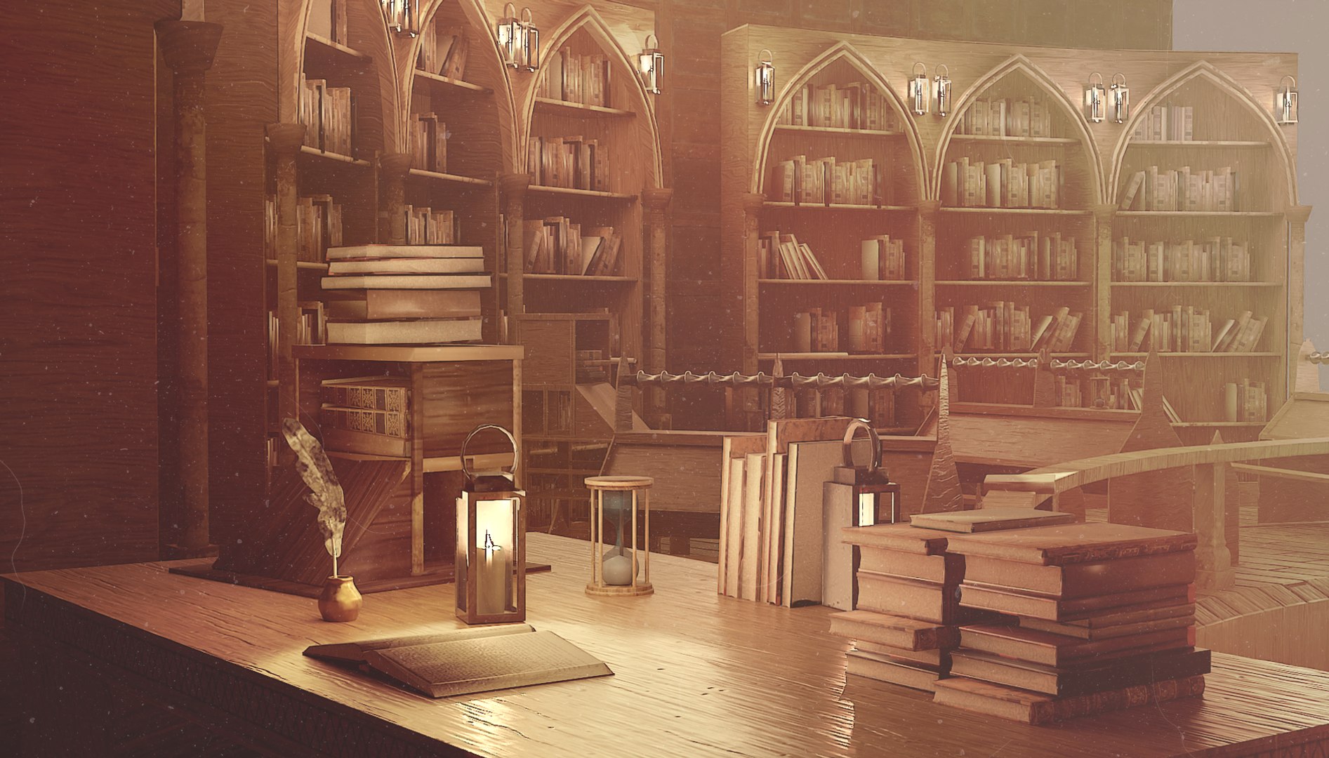 Medieval Library Model Pack Tortilla 3D Model - TurboSquid 1771835