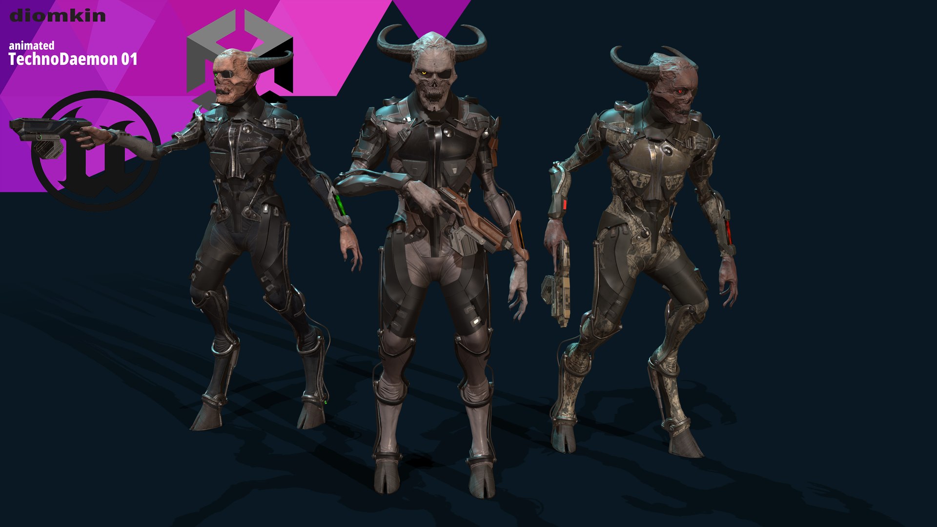 TechnoDaemon 01 3D - TurboSquid 2275851