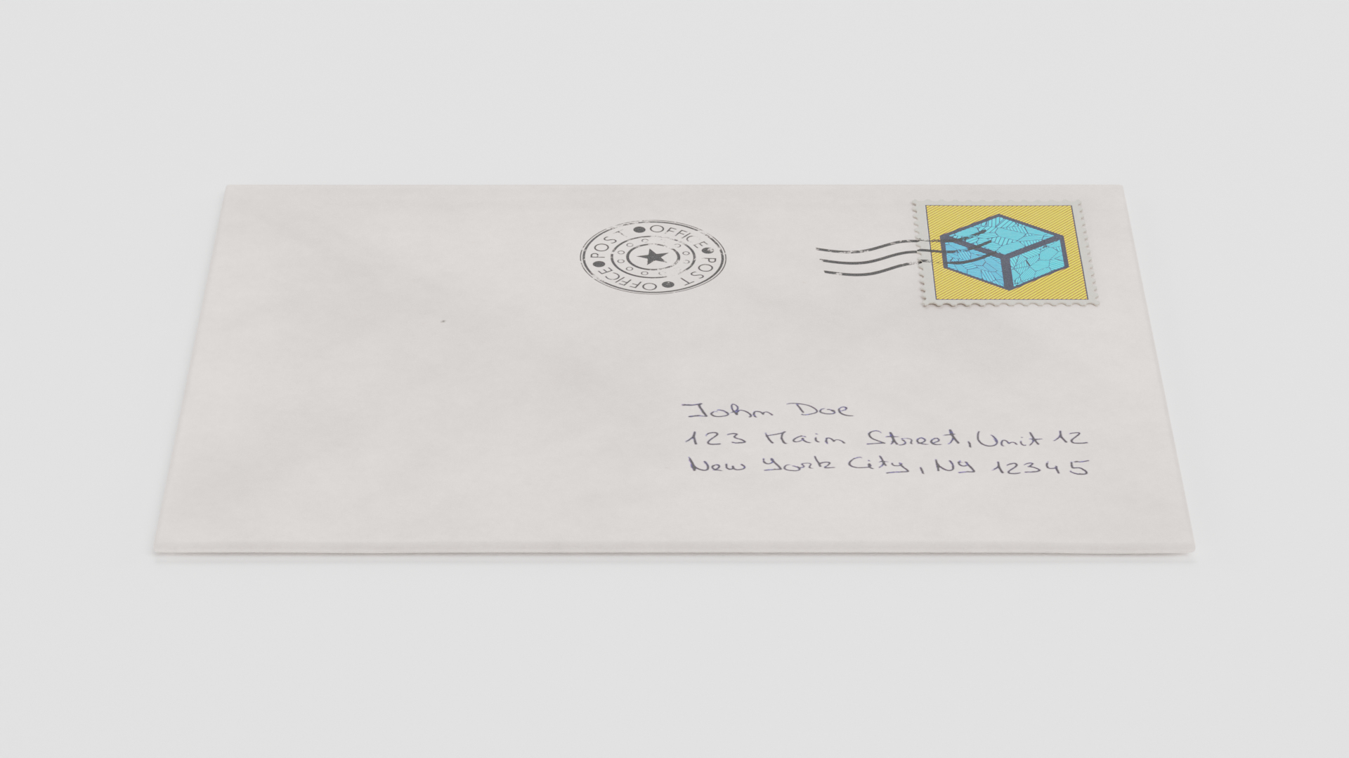 3d Envelope Used - Turbosquid 1692599