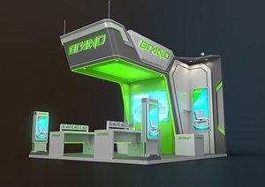 3D EXHIBITION STAND BA 36 Sqm