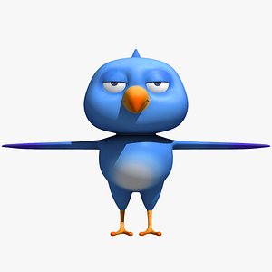 Cartoon bird 3D Model $10 - .max .3ds .obj - Free3D