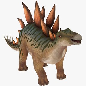 3D Stegosaurus ANIMATED model