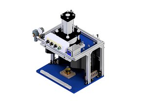 Insertion Stacking Machine of Brass Truck Fittings 3D