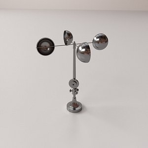 3D anemometer model