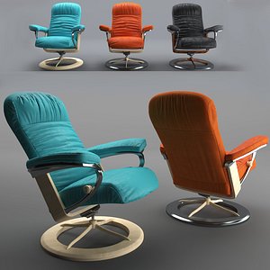 3D comfortable armchair