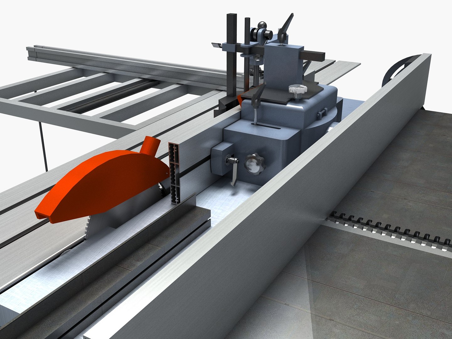Cutting Machine 3D Model - TurboSquid 1535828