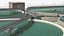 3D wastewater circular clarifiers water model