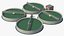 3D wastewater circular clarifiers water model