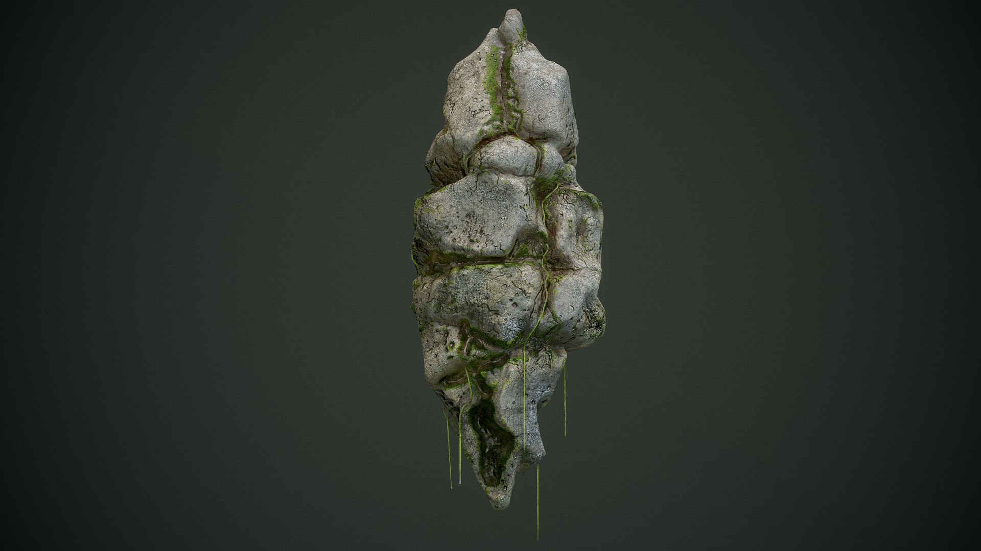 Floating Rock Lianas 3D - TurboSquid 1564689