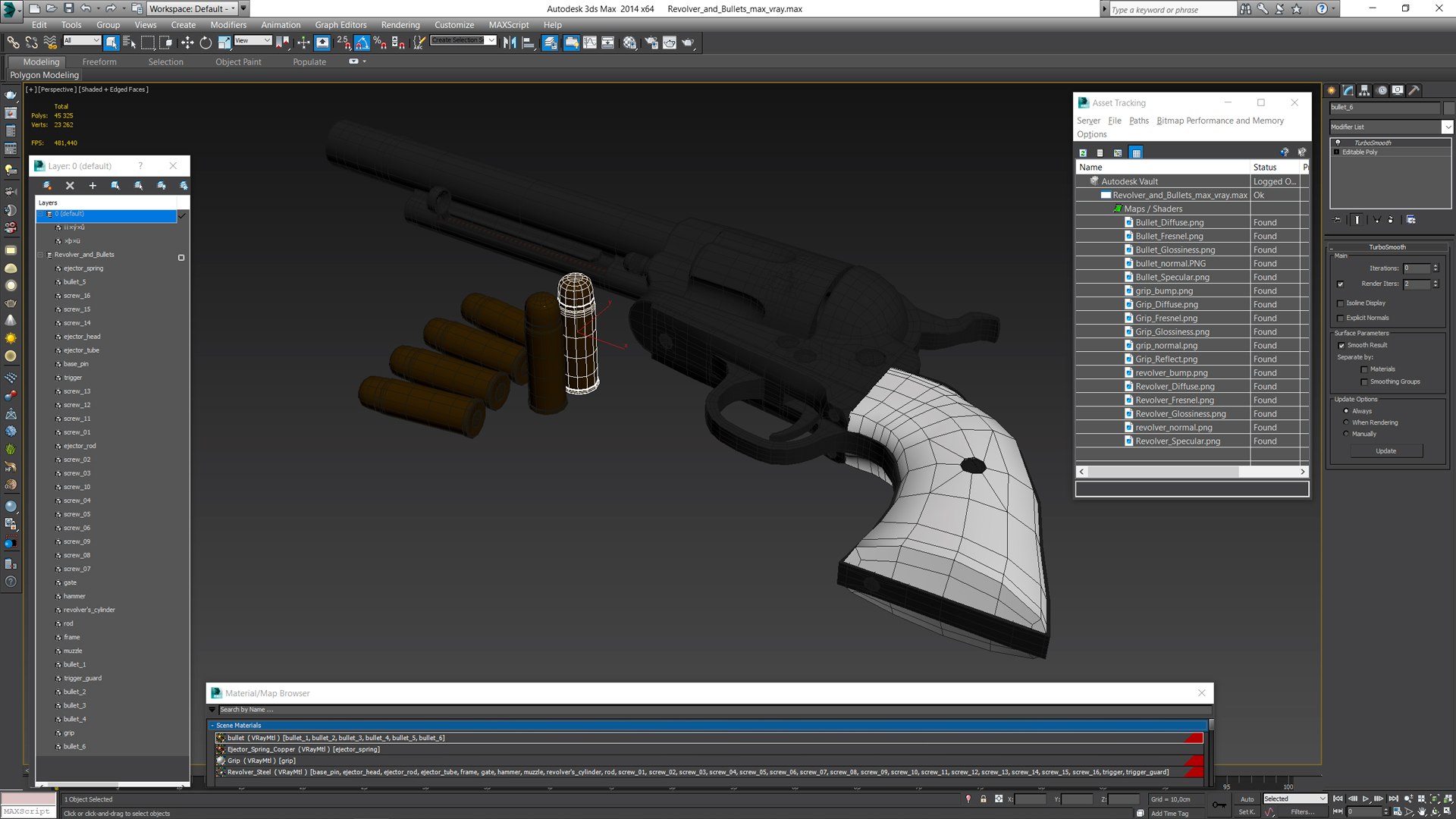 3D Revolver and Bullets model https://p.turbosquid.com/ts-thumb/TX/RGYLDx/fy/revolverandbullets3dmodel015/jpg/1699626468/1920x1080/fit_q87/39eeb47cbcefb25949537ba8a991759d9739186a/revolverandbullets3dmodel015.jpg