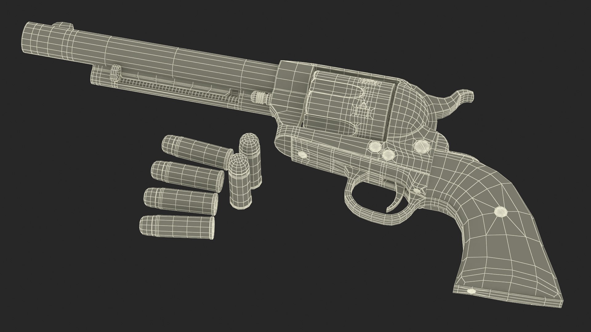 3D Revolver and Bullets model https://p.turbosquid.com/ts-thumb/TX/RGYLDx/oj/revolverandbullets3dmodel020/jpg/1699626488/1920x1080/fit_q87/1e5f4c5db2824dcda68f7f02fa09db321e819acf/revolverandbullets3dmodel020.jpg