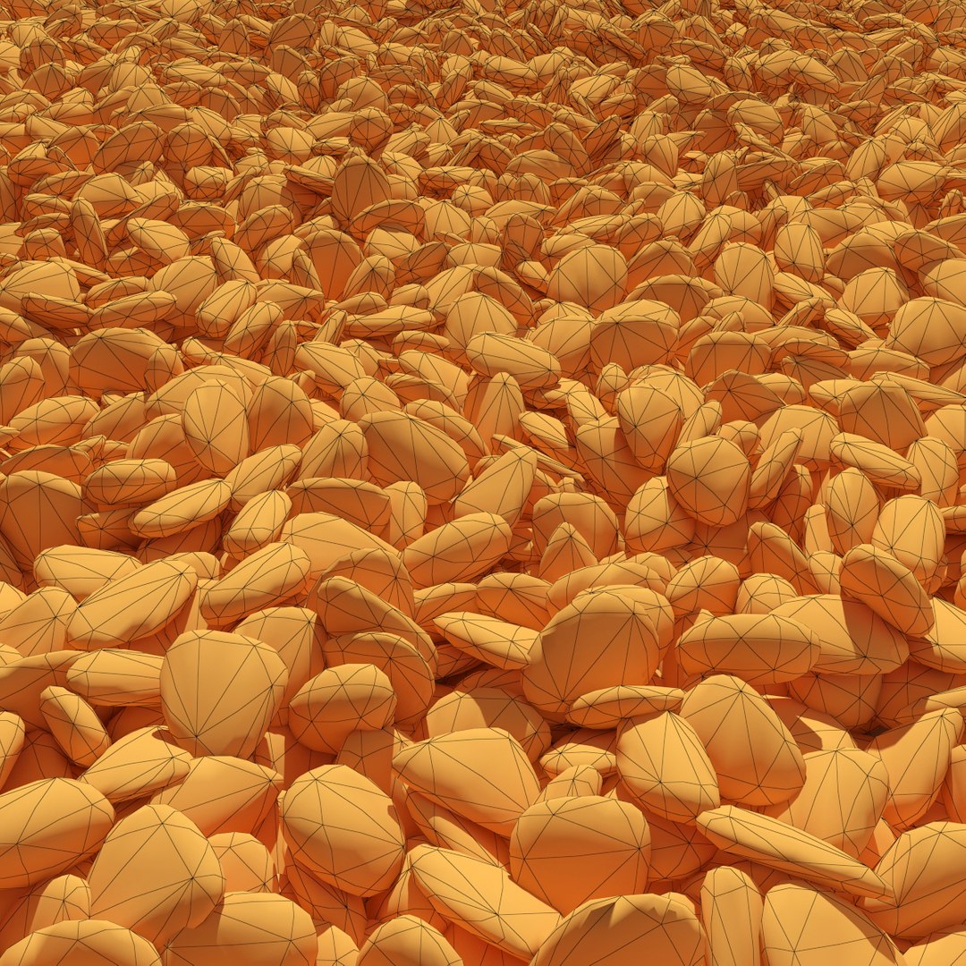 3D Pebble Road Model - TurboSquid 1477025