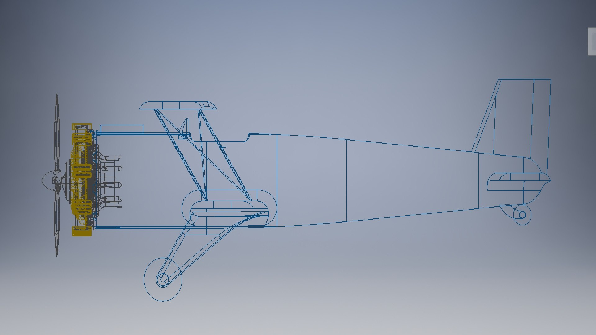 9 Cylinder Radial Engine Plane 3D Model - TurboSquid 2039394